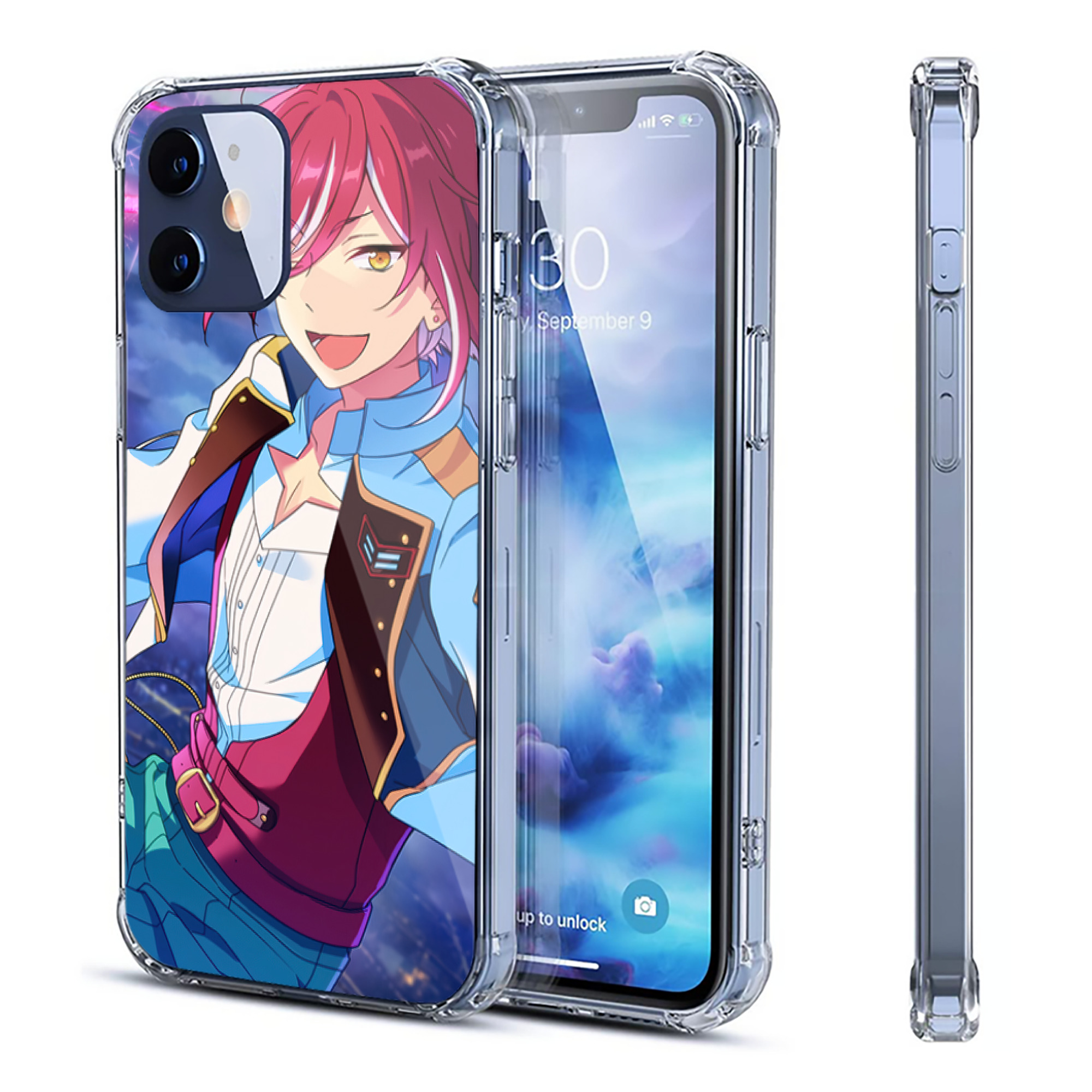（画像用） あんさんぶるスターズ! Ensemble Stars 【iPhone 12シリーズ対応】透明スマホケース（クリアソフトケース）